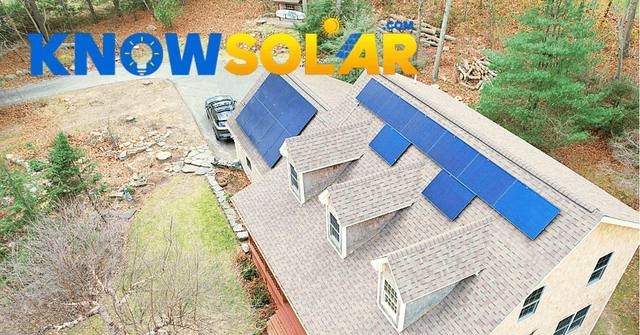 Solar installation in Tiverton, RI