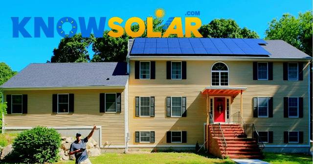 Solar installation in East Greenwich, RI
