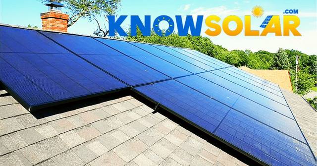 Solar installation in Narragansett, RI