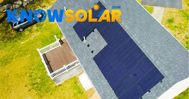 Solar installation in Burrillville, RI
