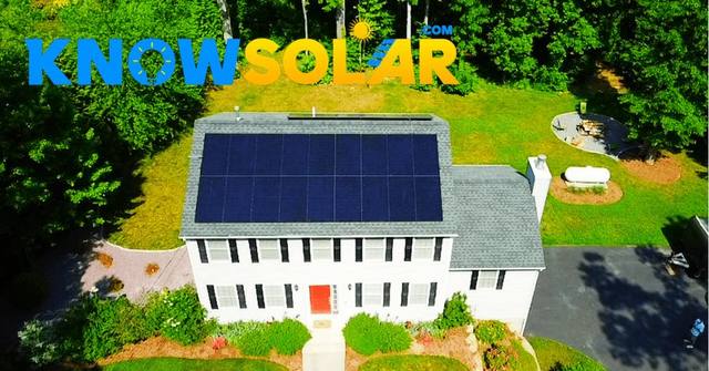 Solar installation in North Scituate, RI