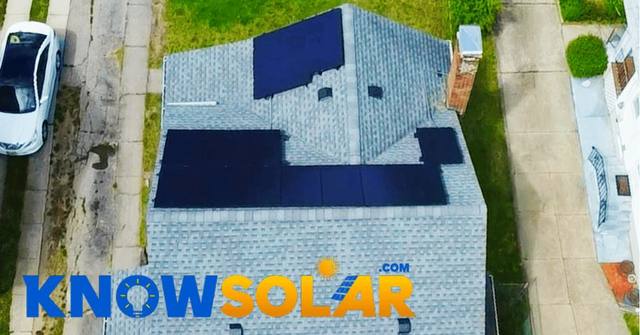 Solar installation in Cranston, RI