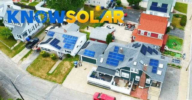 Solar installation in Central Falls, RI