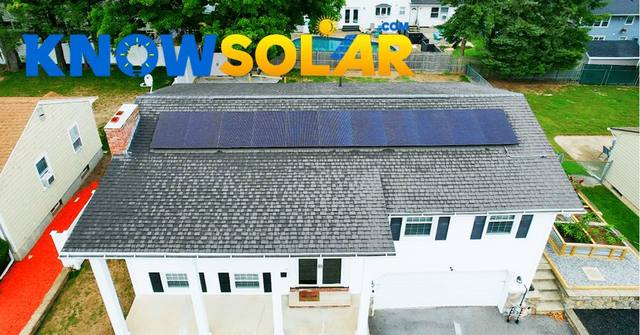 Solar installation in Johnston, RI