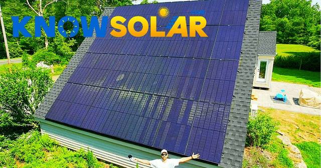 Solar installation in South Kingstown, RI