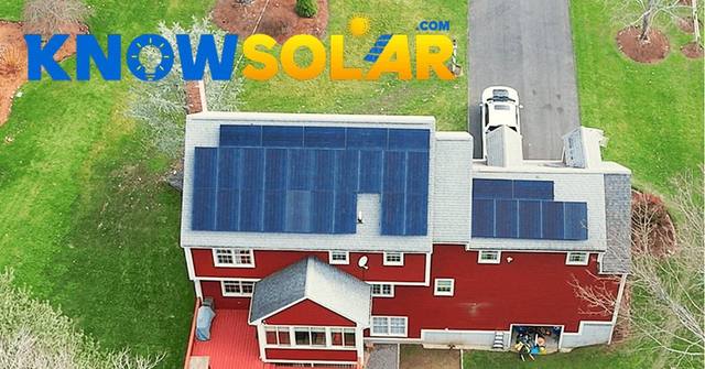Solar installation in Cumberland, RI
